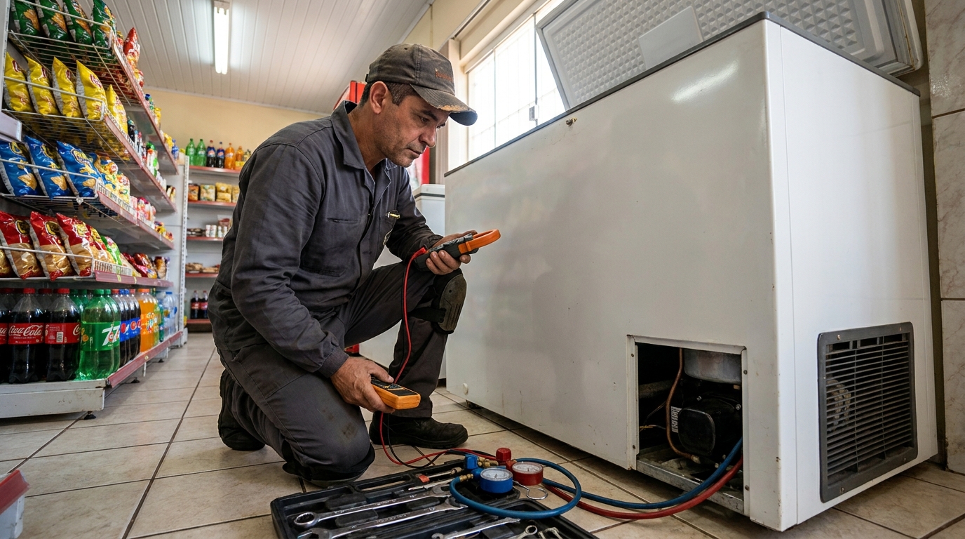 Conserto de placa eletrônica de freezer em Goiânia‑GO